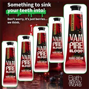 Five (5) BATH & BODY WORKS 🩸 Vampire Blood Hand Cream! Stock up now!